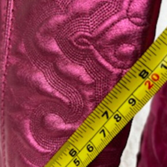 Steve Madden "West" metallic hot pink western boots NWOT Size 9 - Picture 10 of 10